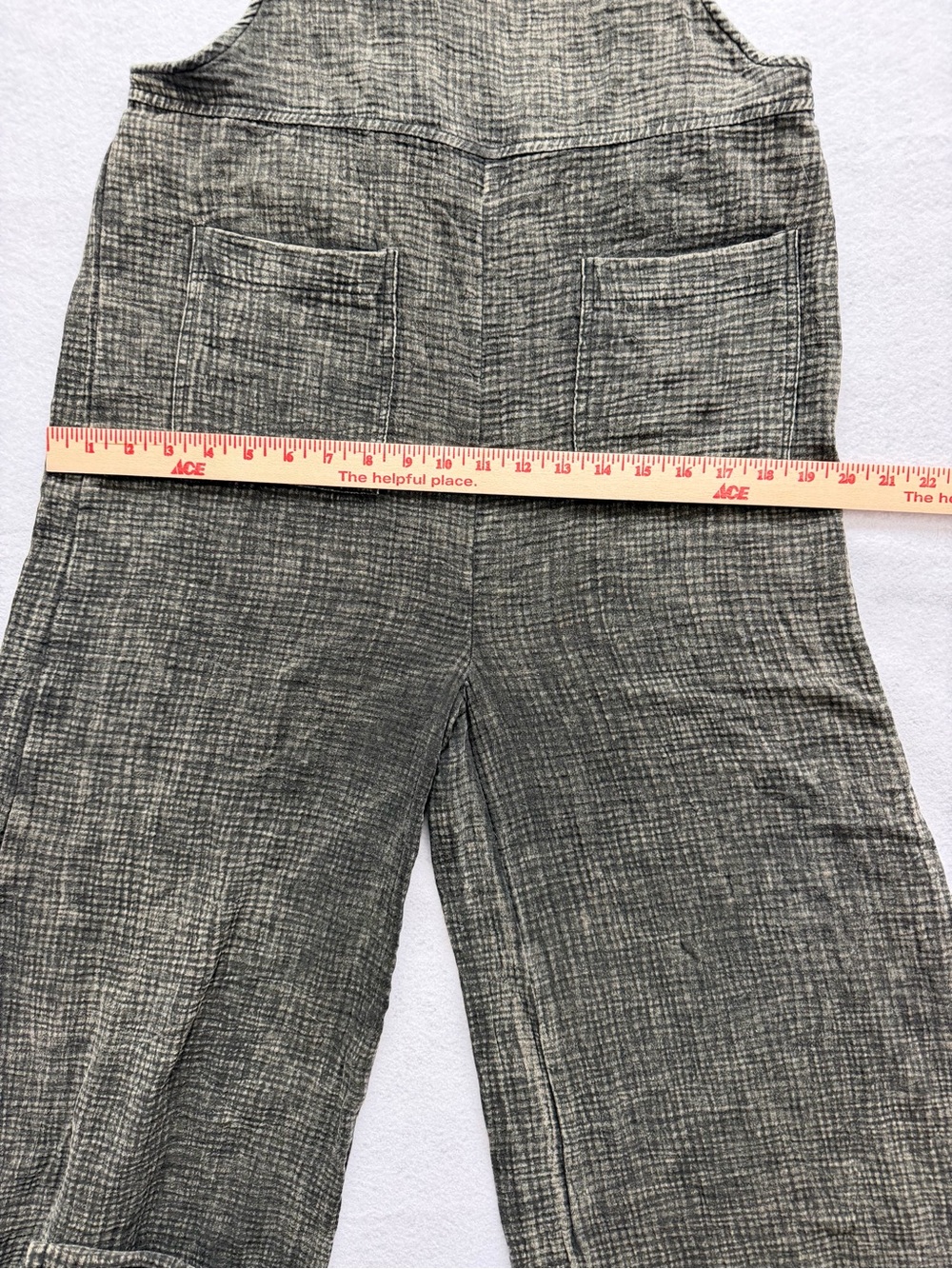 Zendana Textured Gauze Lightweight Wide Leg Overalls Sm Gardening Burningman - Picture 6 of 16